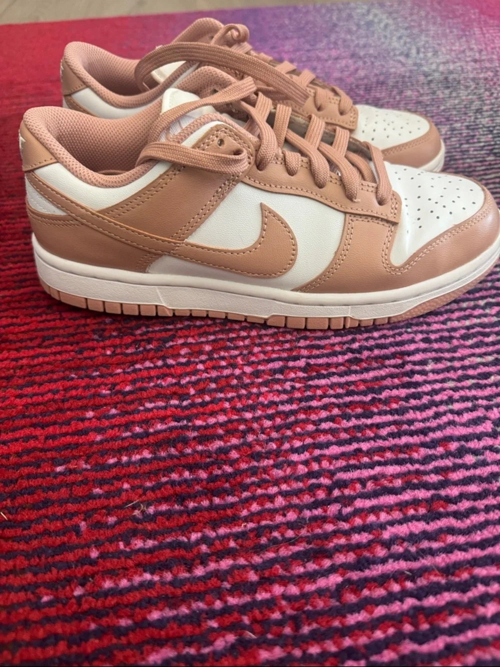 Nike Women’s dunks in tan color
